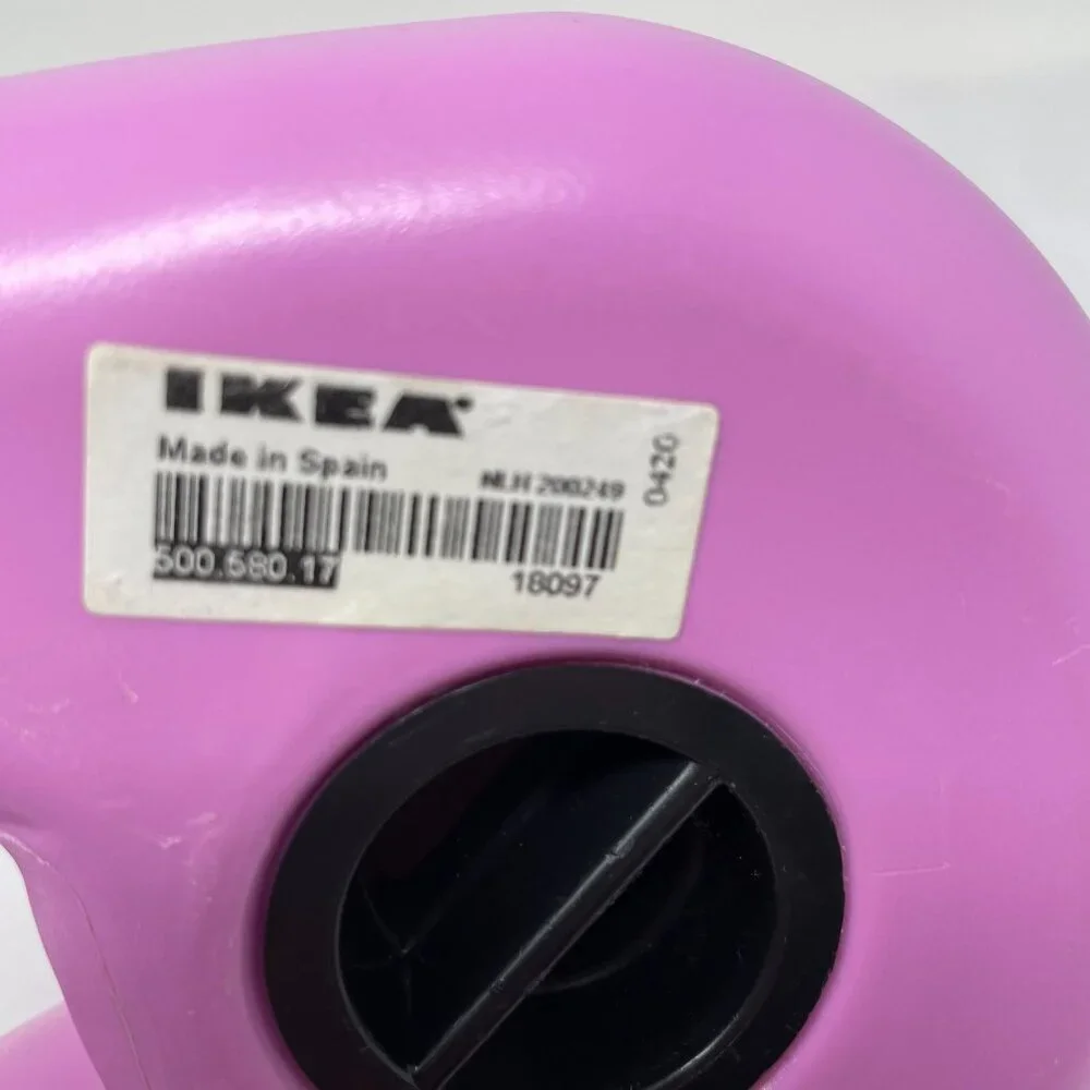 Ikea PS Pink Piggy Bank Monika Mulder Plastic Kids Room Decor Retro Pop Art